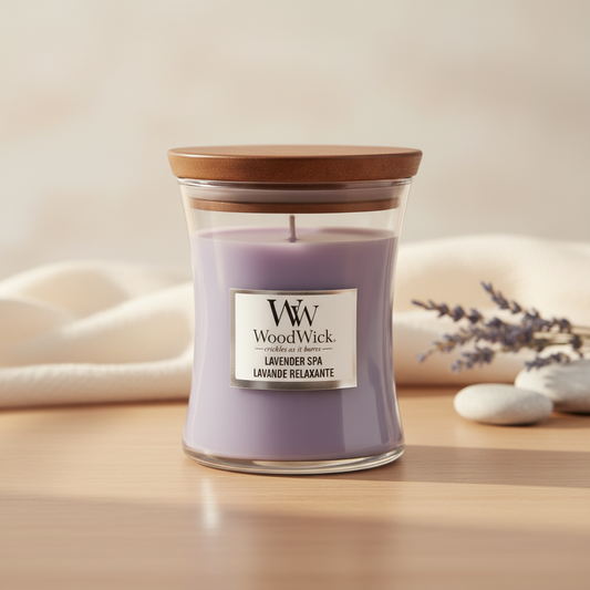 WoodWick | Medium Candle | Lavender Spa