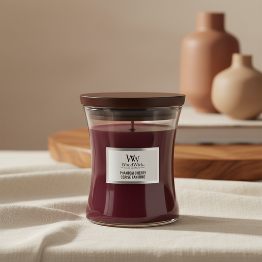 WoodWick | Medium Candle | Phantom Cherry
