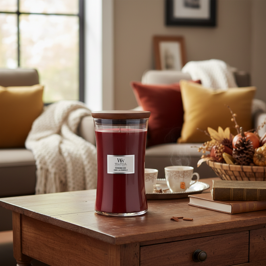 WoodWick | Large Candle | Cinnamon Chai