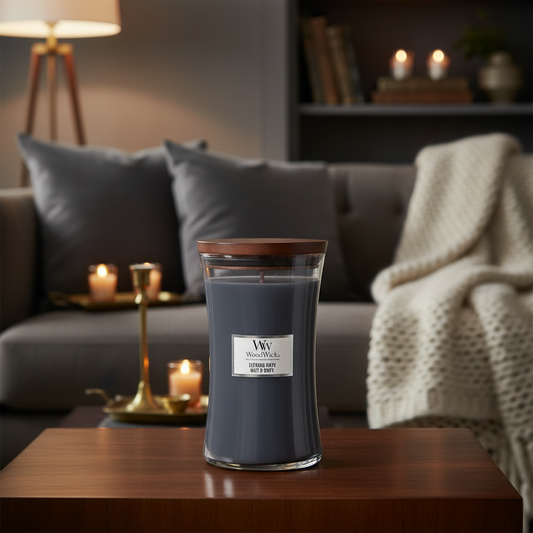 WoodWick | Large Candle | Evening Onyx