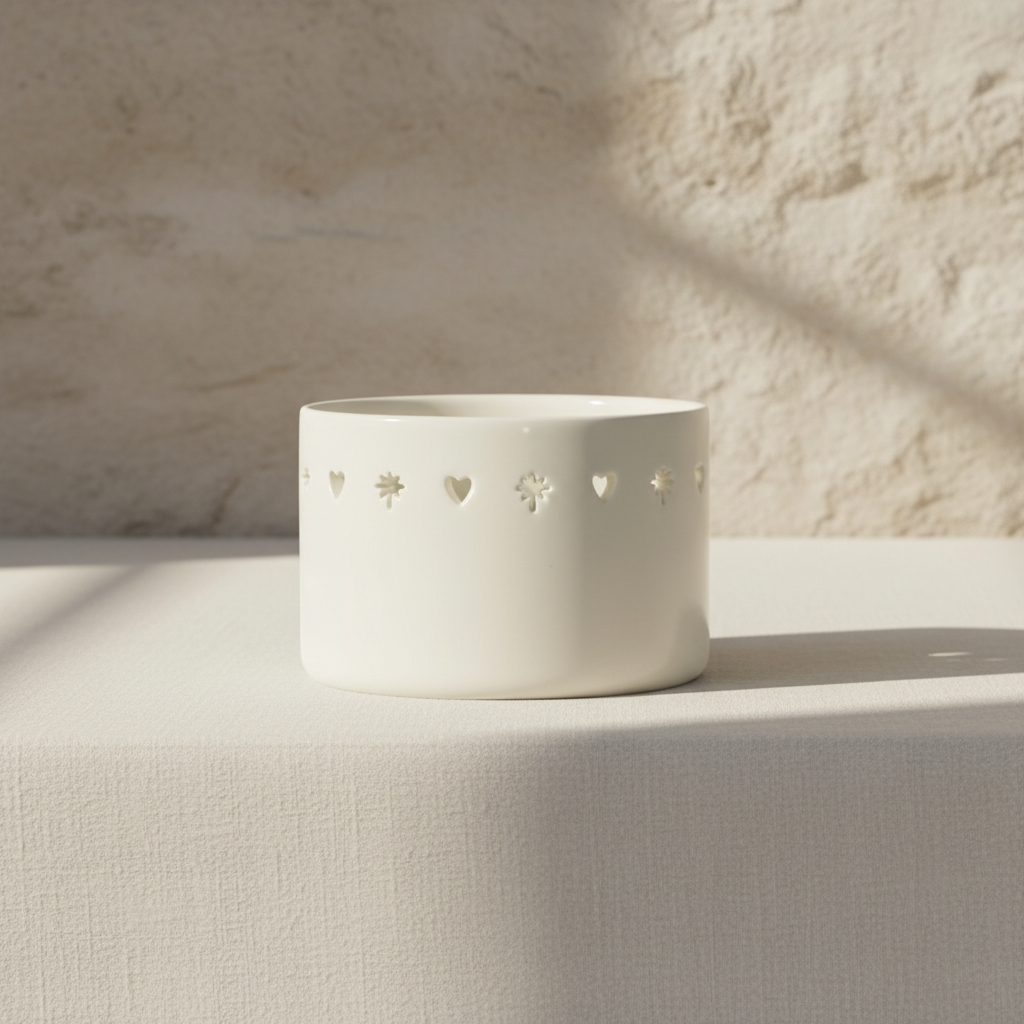 Waxinelichthouder | Keramiek | Hart-Ster