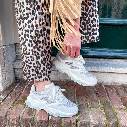 DWRS Sneaker | Chester | White-Light Grey