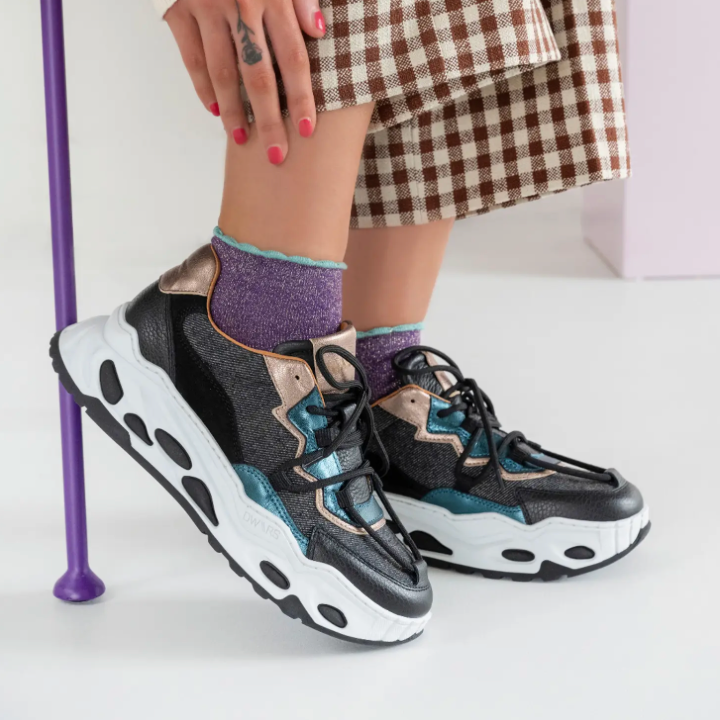 DWRS Sneaker | Neptunes Denim | Black-Cipra | Maat: 37