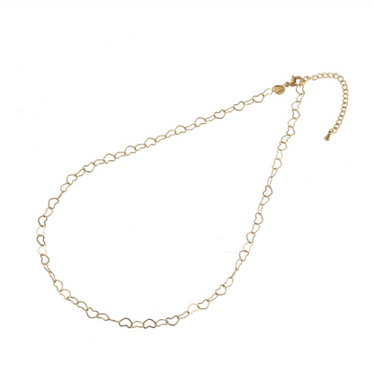 Necklace | Heart Chain | 14K | N3892-2 | Day&Eve | Stainless steel