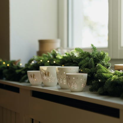 Räder | Tealight holder | Poetry light houses