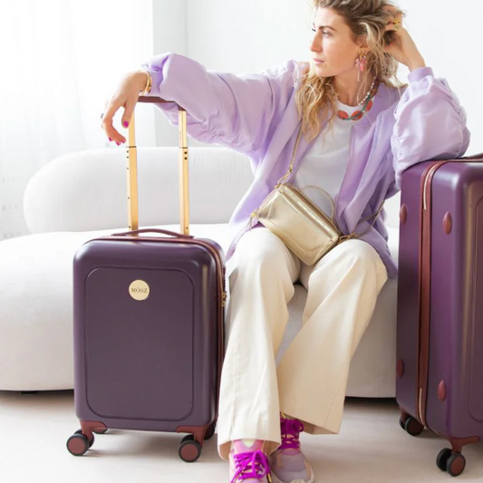 MŌSZ Handbagage Koffer |  Lauren Perfect Plum | 55 cm | 33 liter