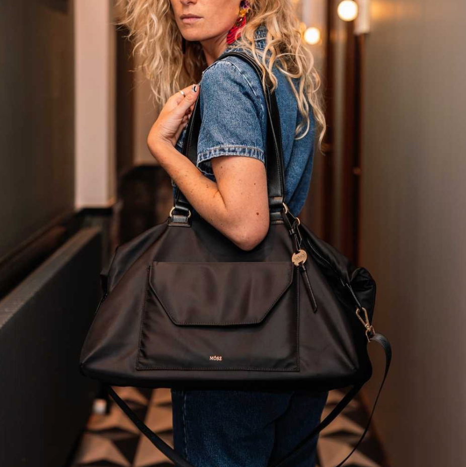 MŌSZ Weekendtas | Zwart | 32 x 48 x 24 cm | 37 liter