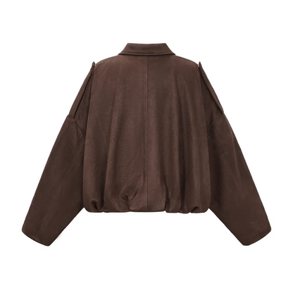 Jasje | Kylie | Suèdelook | Bruin