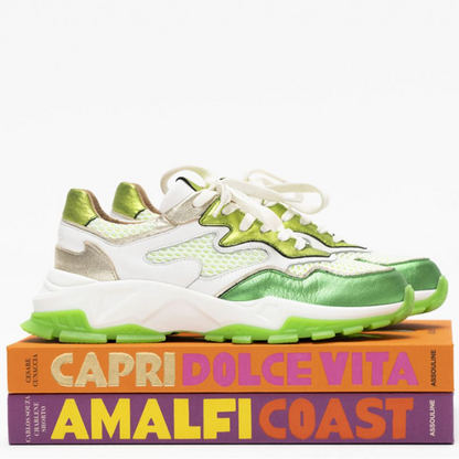 DWRS Sneaker | Chester | White-Green