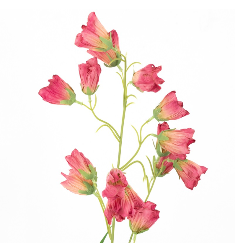 Kunstbloem | Campanula | 77cm | Fuchsia