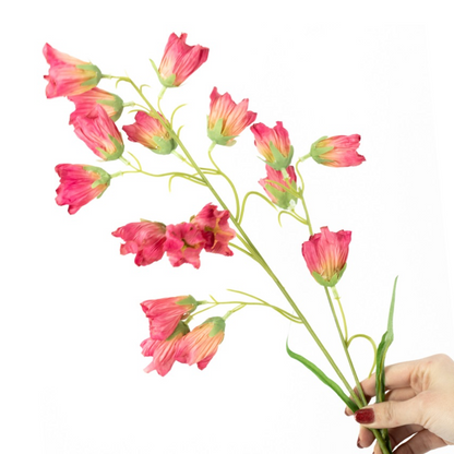 Kunstbloem | Campanula | 77cm | Fuchsia