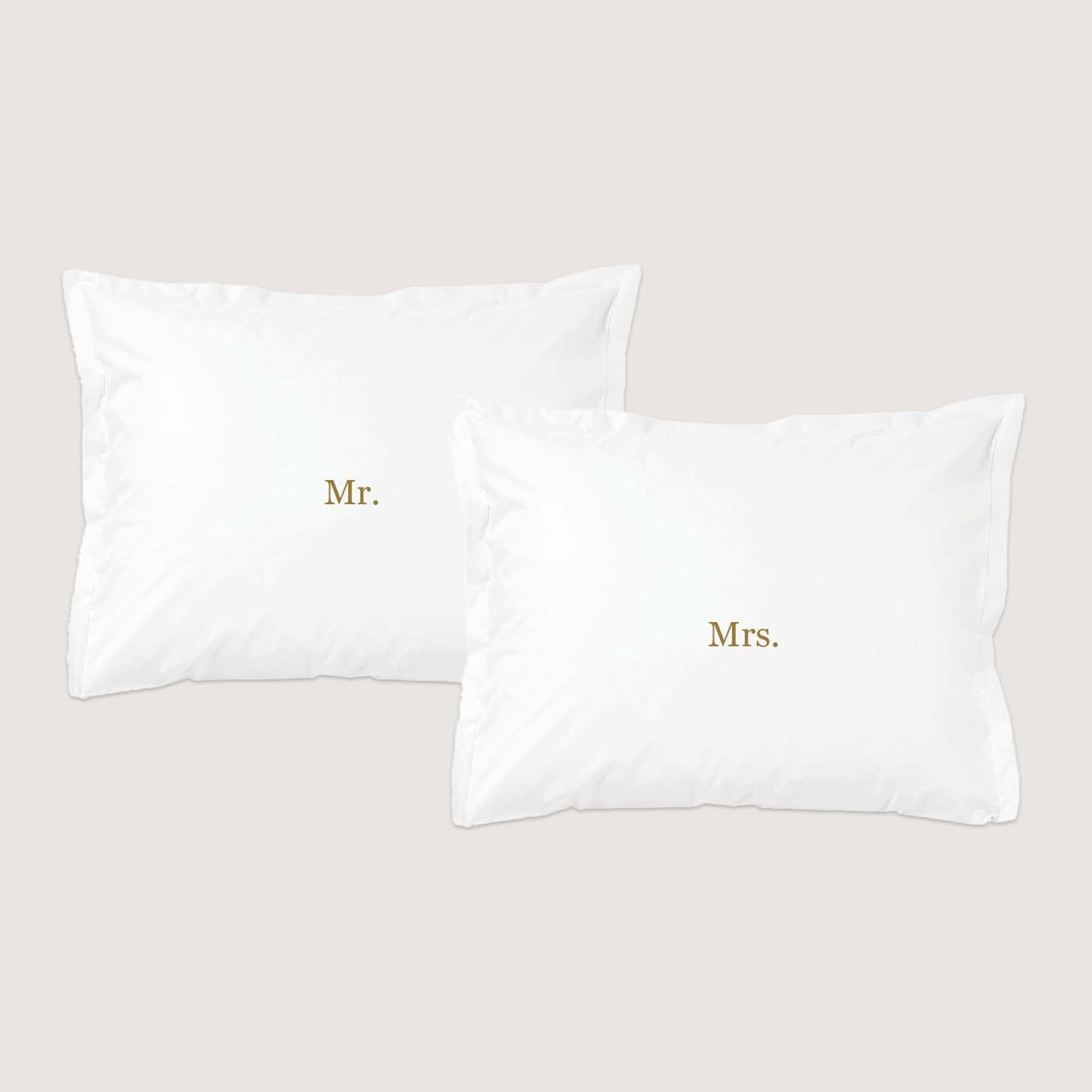 Set Van 2 Kussenslopen Mr & Mrs