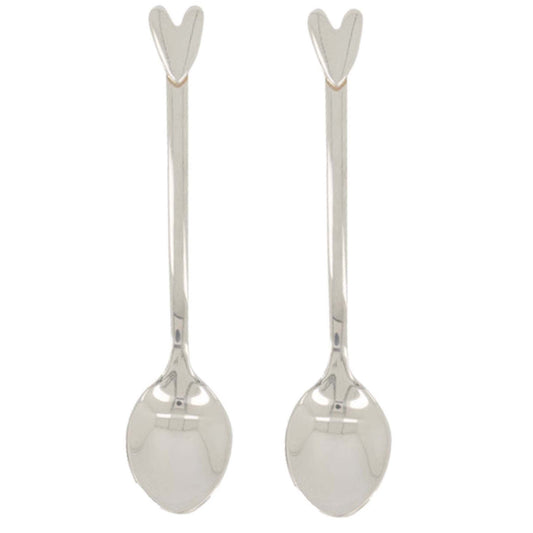 Set van 2 lepeltjes Hartje