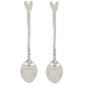 Set van 2 lepeltjes Hartje