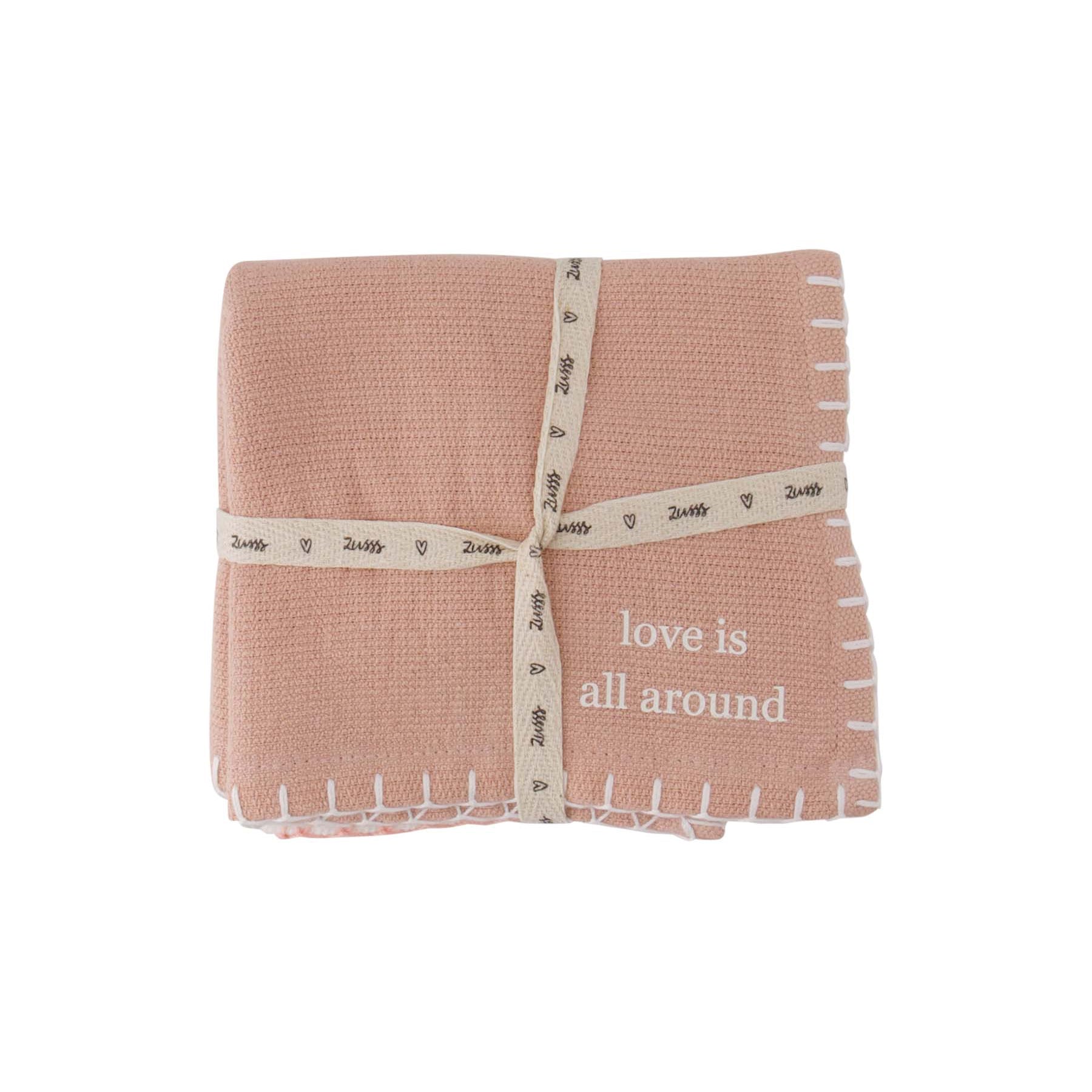 Set van 2 vaatdoekjes Love is all around