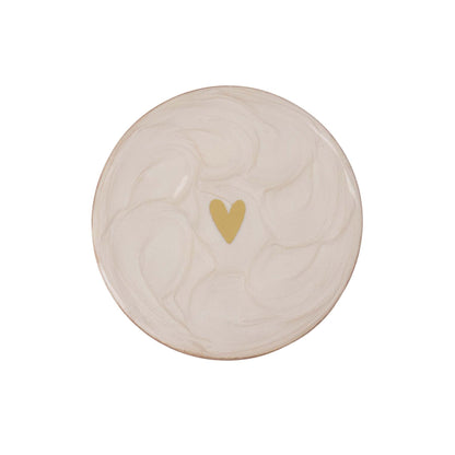 Set van 4 Onderzetters Parelmoer | Hartje-1