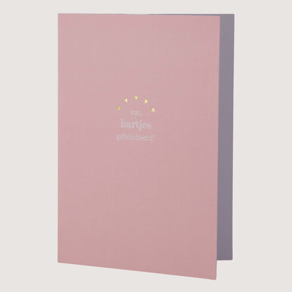 Set van 4 Wenskaarten Verjaardag met Envelop