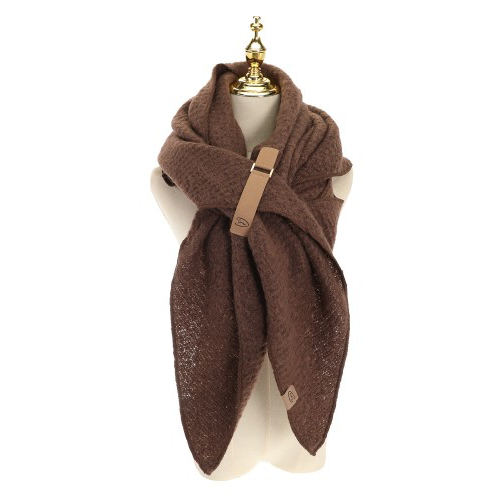 Sjaal | Donker bruin