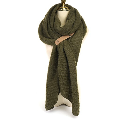 Sjaal | Donker groen