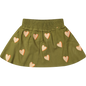 Skirt Ronja Twill Embroidery Hearts