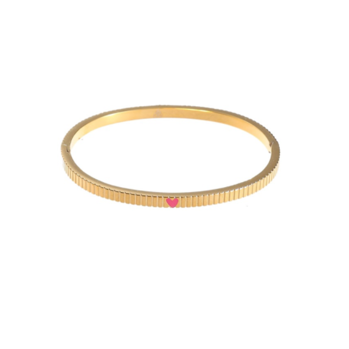 Small Heart Bangle | B56023-2