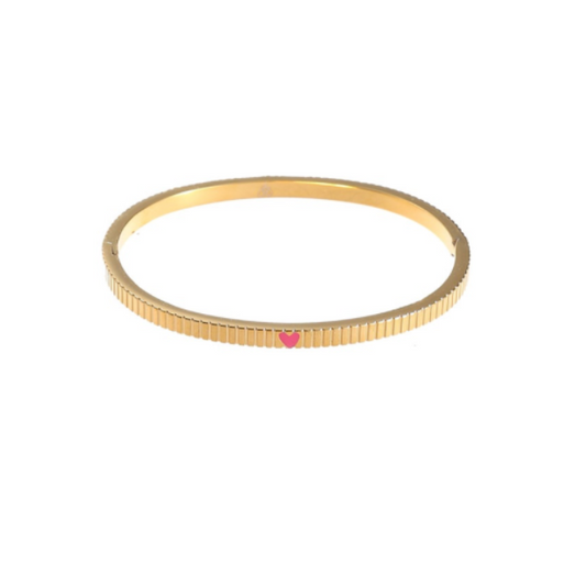 Small Heart Bangle | B56023-2