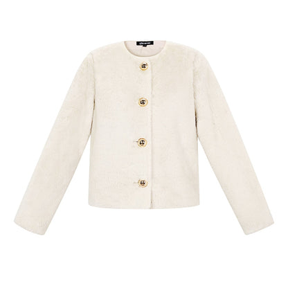 Soft luxe jas Sophie Beige