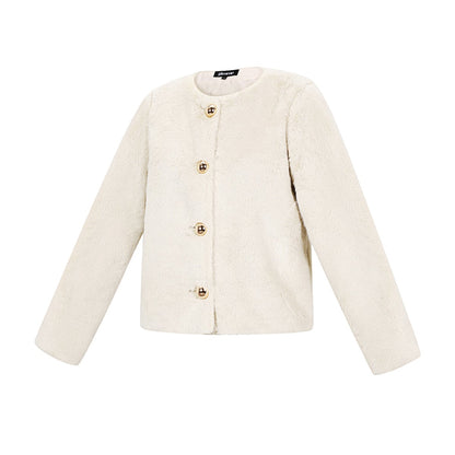 Soft luxe jas Sophie Beige