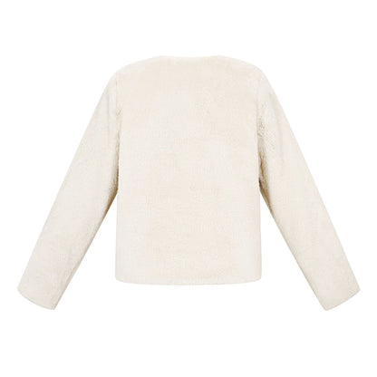 Soft luxe jas Sophie Beige
