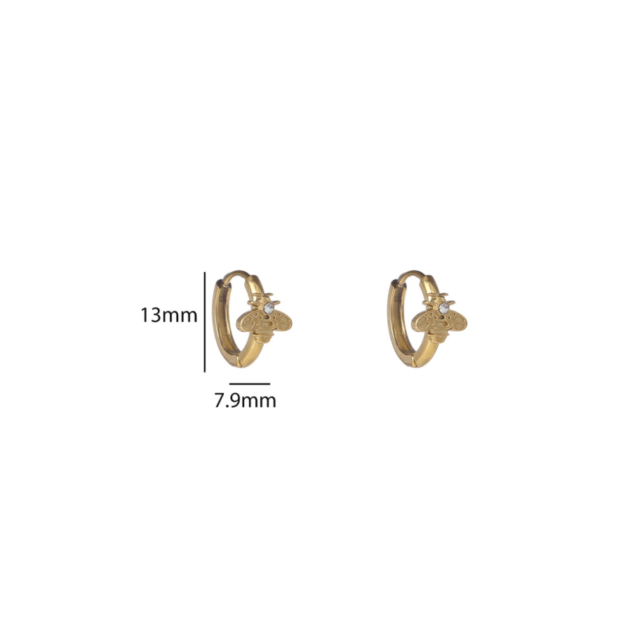 Sparkle Bee Hoop E56135-2
