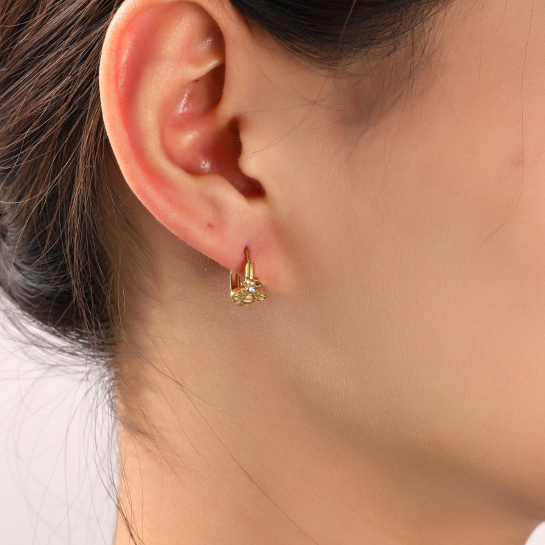 Sparkle Bee Hoop E56135-2