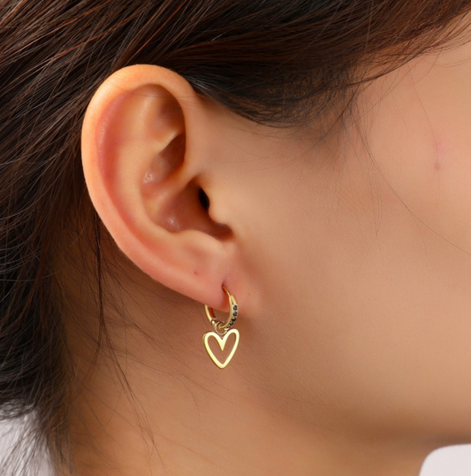 Sparkle Heart Hoop E56122-2