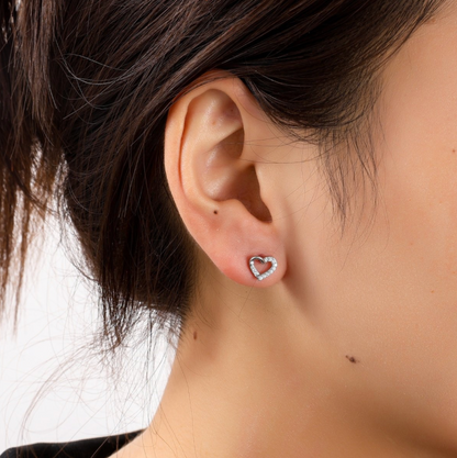 Sparkle Heart Stud E56170-1
