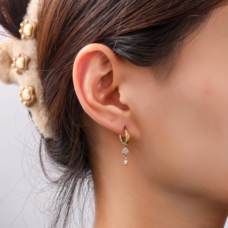 Subtle Spark Hoop E56120-2