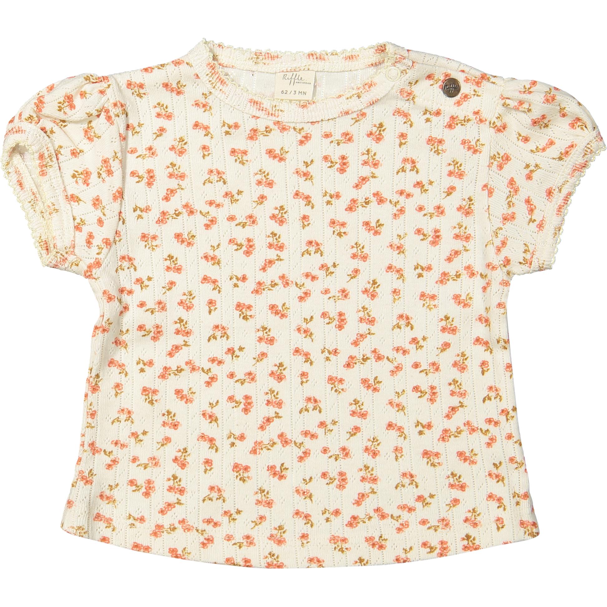 T-shirt Joyce Pointelle blossom