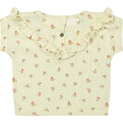 T-shirt Marry Jacquard Rib Top Ecru