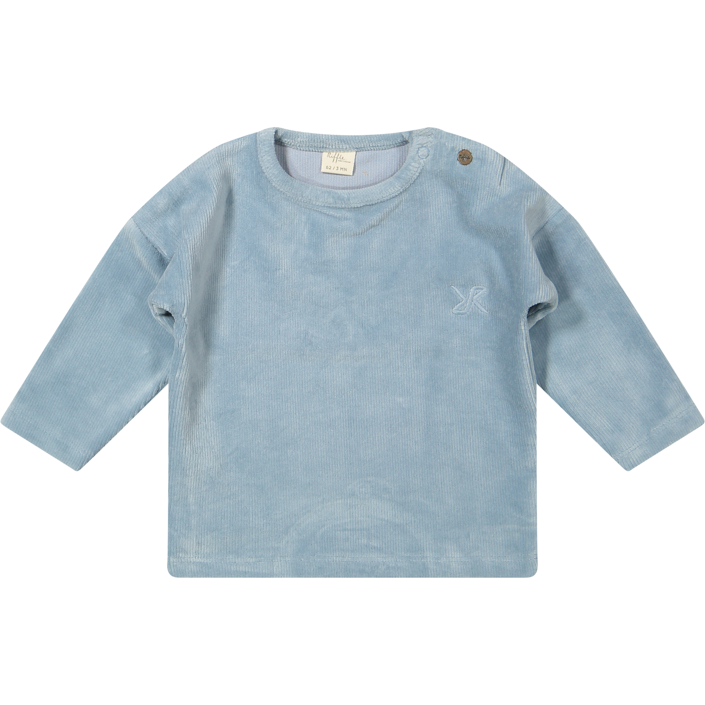 T-shirt Moon Corduroy rib Blue