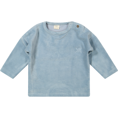 T-shirt Moon Corduroy rib Blue