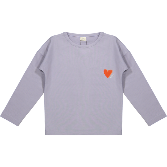 T-shirt Moon Jersey Lavender Gray