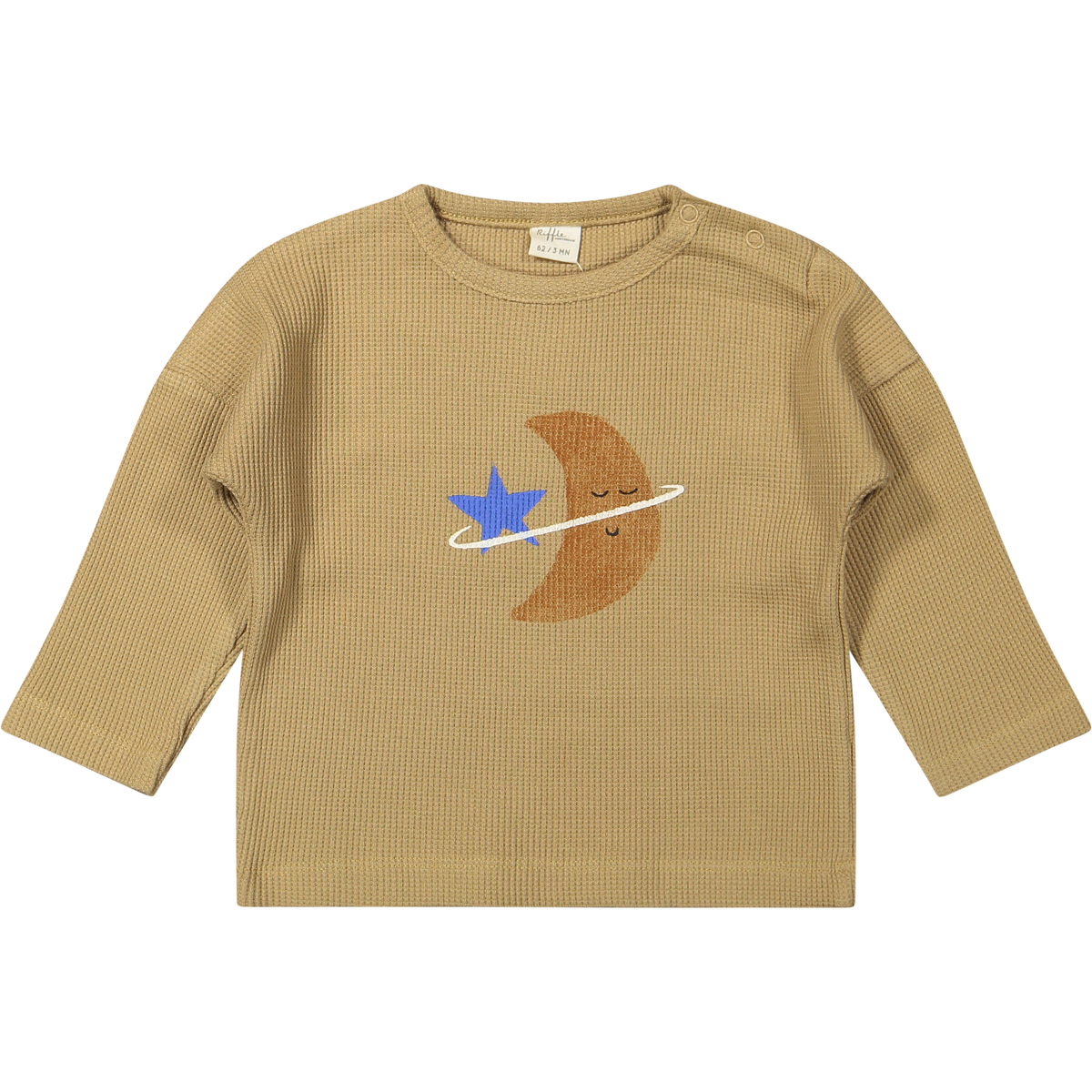 T-shirt Moon Rib Waffle Thannin