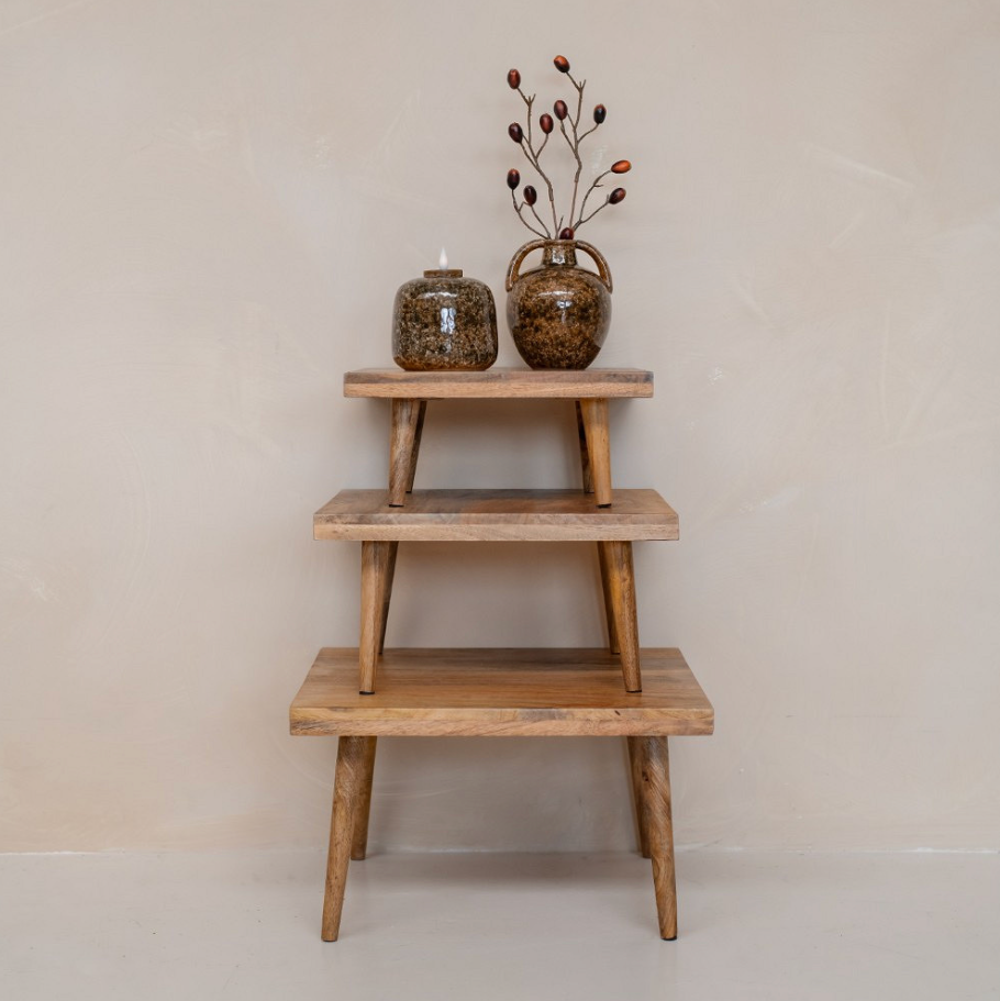 Tafel Banho Set 3 Bruin