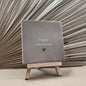 Tegeltje Happy new home Beige met mini ezel