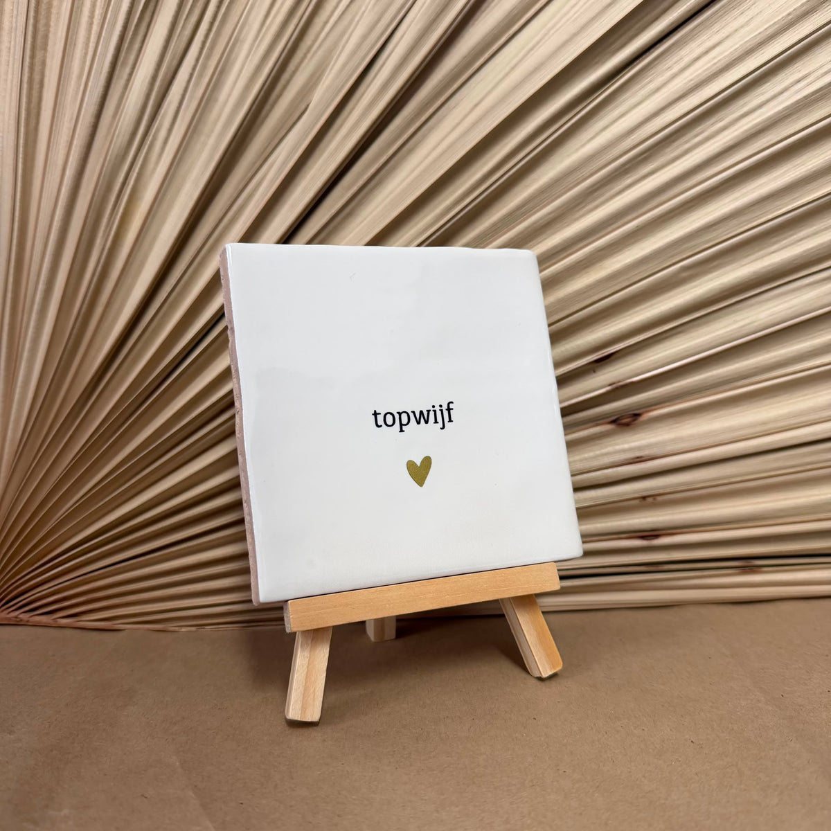 Tegeltje Topwijf Wit