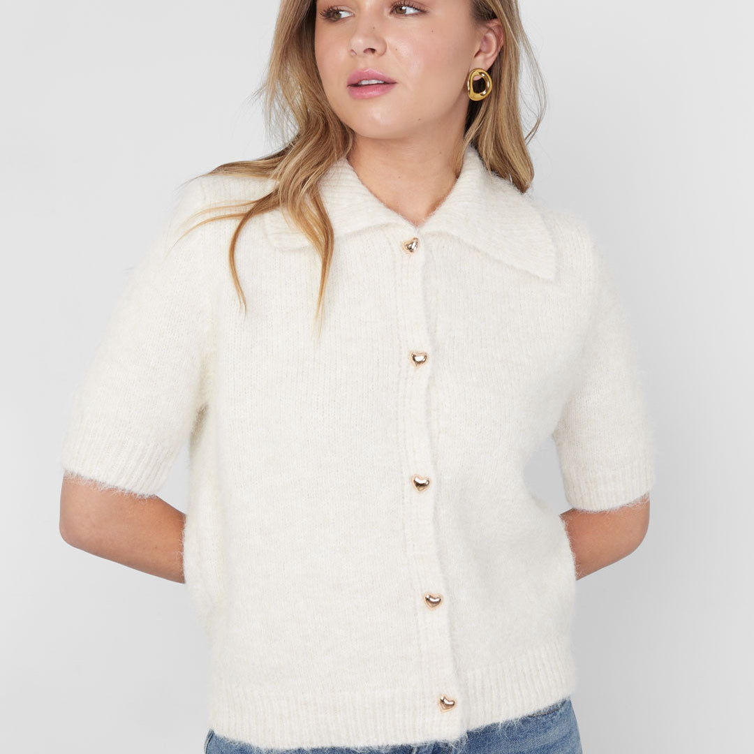 The Amore Knitwear Off White