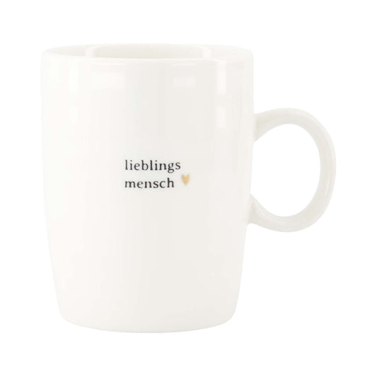 Theemok Lieblings Mensch | Wit-Goud