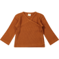 Turn Over Top Noa Rib Waffle Leather Brown