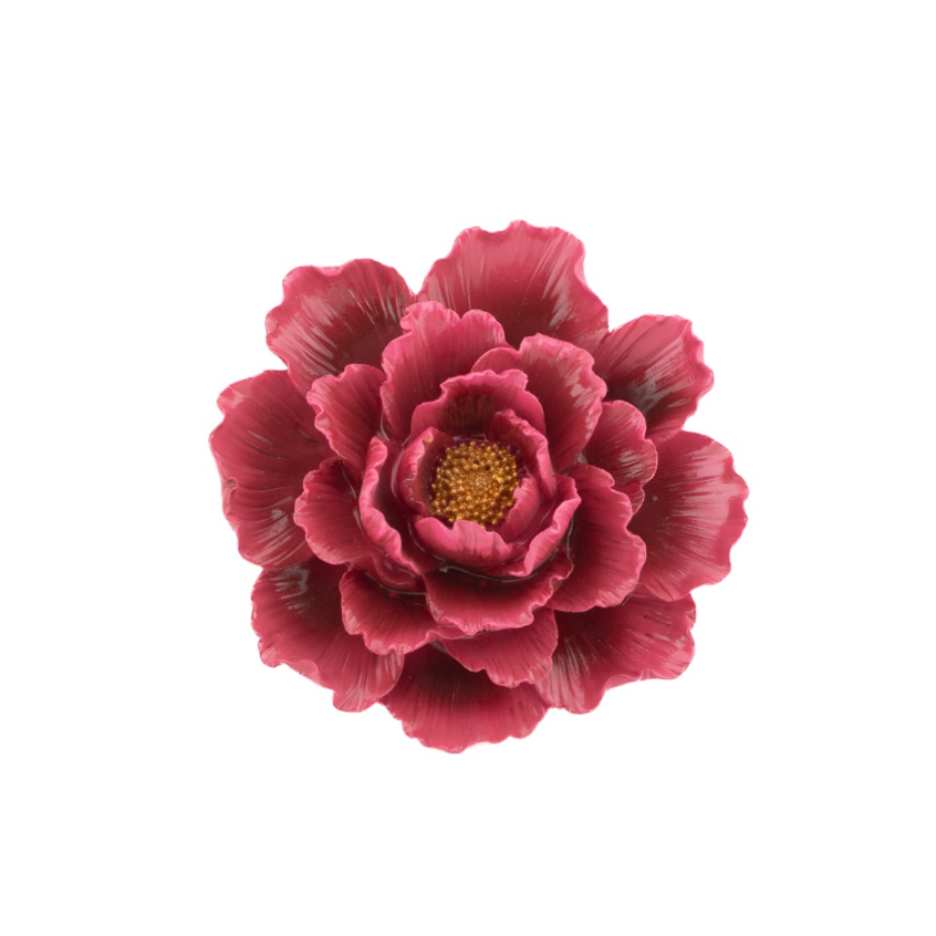 Wandbloem pioenroos rood