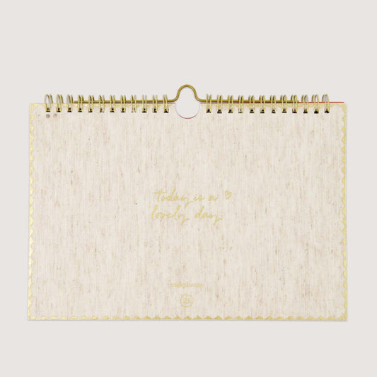 Weekplanner Today Is a Lovely Day Hartje 25 x 17 cm