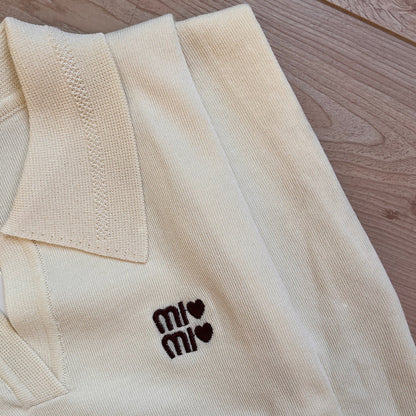 Wies Polo gilet Yellow