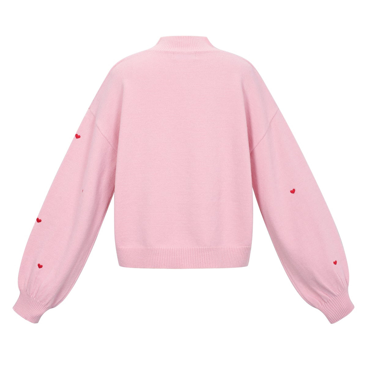 Sweetheart charm sweater | Roze - rood